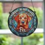 Labrador Fox Red Memorial Suncatcher, thumbnail 3 of 6