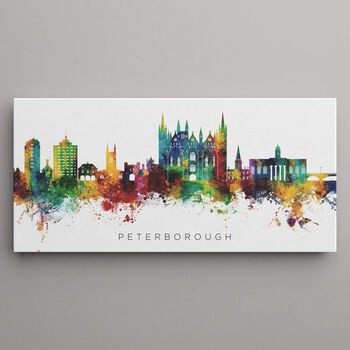 Peterborough Skyline Cityscape Art Print, 2 of 12