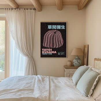 Japanese Yayoi Kusuma Inspired Pumpkin Art Print, 3 of 3