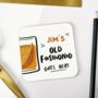 Personalised Old Fashioned Goes Here Coaster, thumbnail 1 of 2