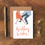 'Wedding Wishes' Greeting Card, thumbnail 1 of 2
