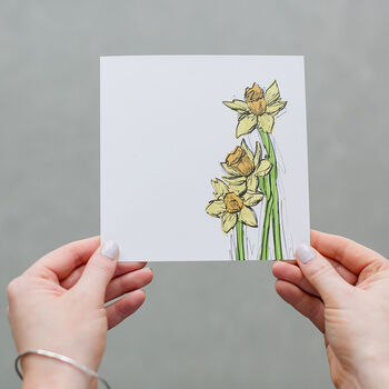 Daffodil Greetings Card, 2 of 6