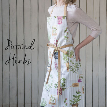 Cotton Canvas Aprons For Women, Personalized Aprons, 11 of 12