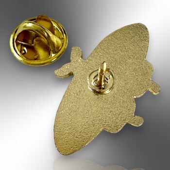 Art Nouveau Style Small Moth Butterfly Enamel Pin, 7 of 9