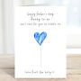''Daddy To Be Balloon'' Father's Day Card From Bump, thumbnail 1 of 2