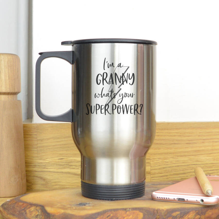 Image of Granny Superpower Travel Mug