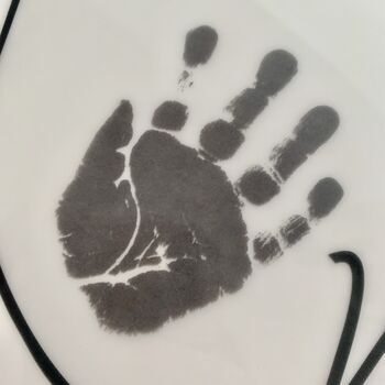 Personalised Hand Or Footprint Plate, 7 of 7