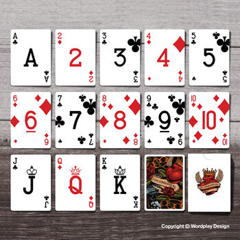 Tattoo Themed Poker Playing Cards, 12 of 12
