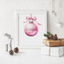 Personalised Bauble 1st Christmas Print For Baby, thumbnail 3 of 3