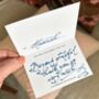 We Handwrite Your Personalised Message Card, thumbnail 3 of 9