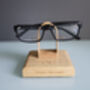 Luxury Oak Glasses Stand Display Holder Personalised, thumbnail 4 of 6