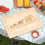 Personalised Elephant Chopping Board Family Gift Home, thumbnail 1 of 4