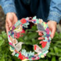 Birds And Berries Wooden Christmas Wreath, thumbnail 8 of 8