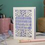 Personalised Papercut First Mother's Day Card, thumbnail 1 of 6