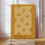 Bauhaus Yellow Retro Art Print, thumbnail 1 of 2