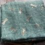 Personalised Dragonfly Print Scarf, thumbnail 5 of 5