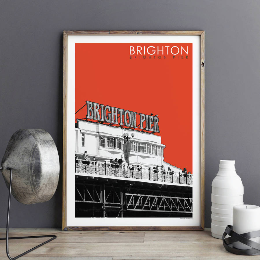 Brighton Art Print Brighton Pier By Bronagh Kennedy Art Prints