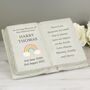 Personalised Rainbow Baby Loss Memorial Plaque, thumbnail 1 of 2