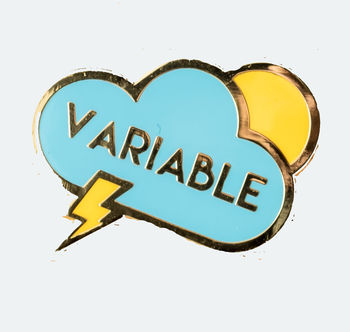 'Variable' Enamel Pin Badge, 4 of 9
