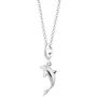 Sterling Silver Dolphin Charm Necklace, thumbnail 2 of 5