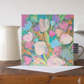 Floral Greeting Card For A Woman, 2 of 4