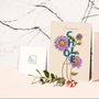 Personalised Aster Botanical Flower Print, thumbnail 3 of 6