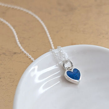 Memorial Ashes Dainty Heart Charm, 4 of 8