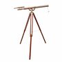 60 Inch Handcrafted Bronze Telescope With Tripod Stand, thumbnail 1 of 9