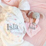 Personalised Bunny Comforter And Bunny Sherpa Blanket Set, thumbnail 1 of 12