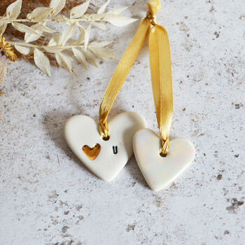 Mini Pair Of Heart Tags, 4 of 10