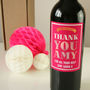 Personalised 'Thank You' Wine Gift, thumbnail 5 of 8