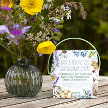 Grow Your Own Wildflower Bouquet And Vase Gift Set, 12 of 12