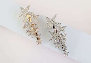 Star Hair Clip Barrette Gold Or Silver, 8 of 10
