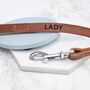 Personalised Leather Dog Lead, thumbnail 2 of 9