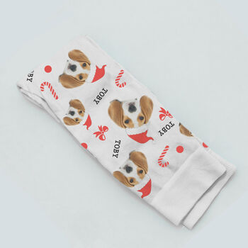 Personalised Christmas Pet Photo Socks, 9 of 11