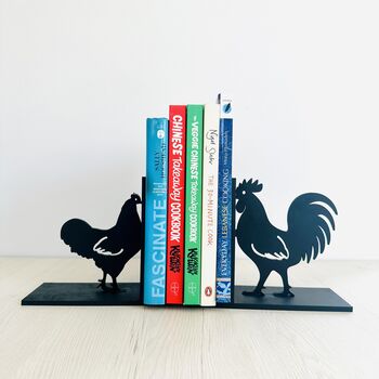 Hen And Rooster Bookends, 2 of 3