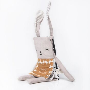 Soft Organic Bunny Cuddle Friend And Flip Book, 6 of 7
