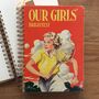 'Our Girls's Brightest' Upcycled Notebook, thumbnail 1 of 5