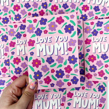 Mum Birthday Card 'Love You Mum', 3 of 5