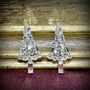 Diamonte Christmas Tree Earrings, thumbnail 1 of 4