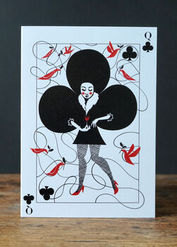 Playing Card Queens Notecards, 5 of 6
