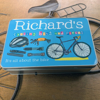 Personalised Cycling Metal Tin, 6 of 10