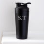 Personalised Initials Protein Shaker Bottle, thumbnail 2 of 8