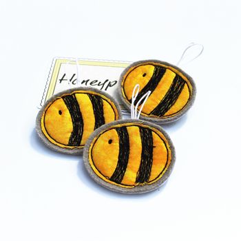 Bee Brooch By Honeypips | notonthehighstreet.com