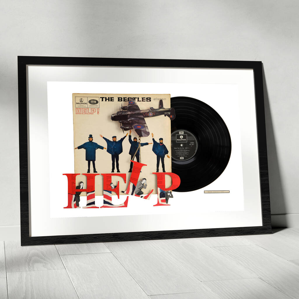 'Help' Collaged Album Cover Print, 1 of 2