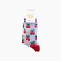 Cherry Fruit Combed Cotton Sheer Pop Socks, thumbnail 4 of 4