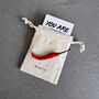 You Are Spicy Silver Chilli Stud Earrings, thumbnail 2 of 7