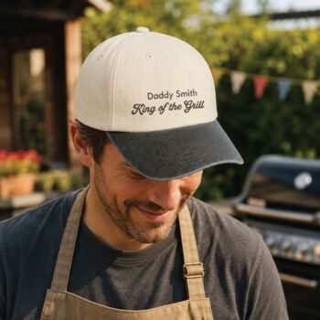 Personalised King Of The Grill Cap, 2 of 8