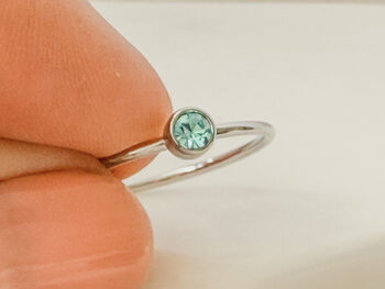 Birthstone Stacking Ring, 3 of 5