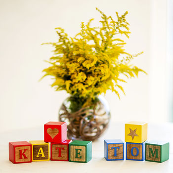 Safari Personalised Wooden Blocks, 2 of 11